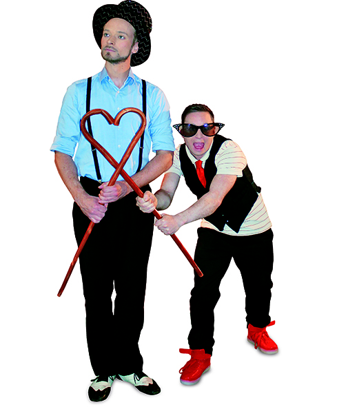 Akrobatik-Clowns